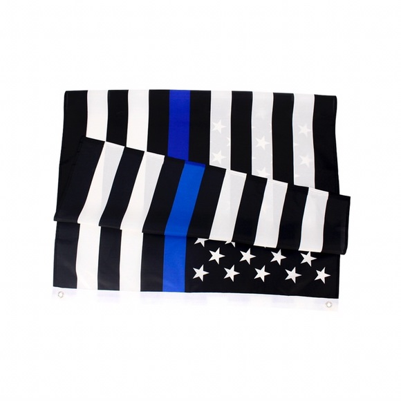Thin Blue Line Blue Lives Matter Flag 3’ x 5’ - Picture 2 of 6